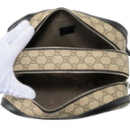 Gucci Pouch GG Supreme Beige Black — view 5