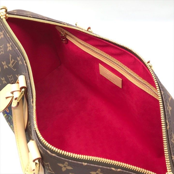 Louis Vuitton Takashi Murakami Monogram Keepall Bandouliere 45 Boston Bag — view 8