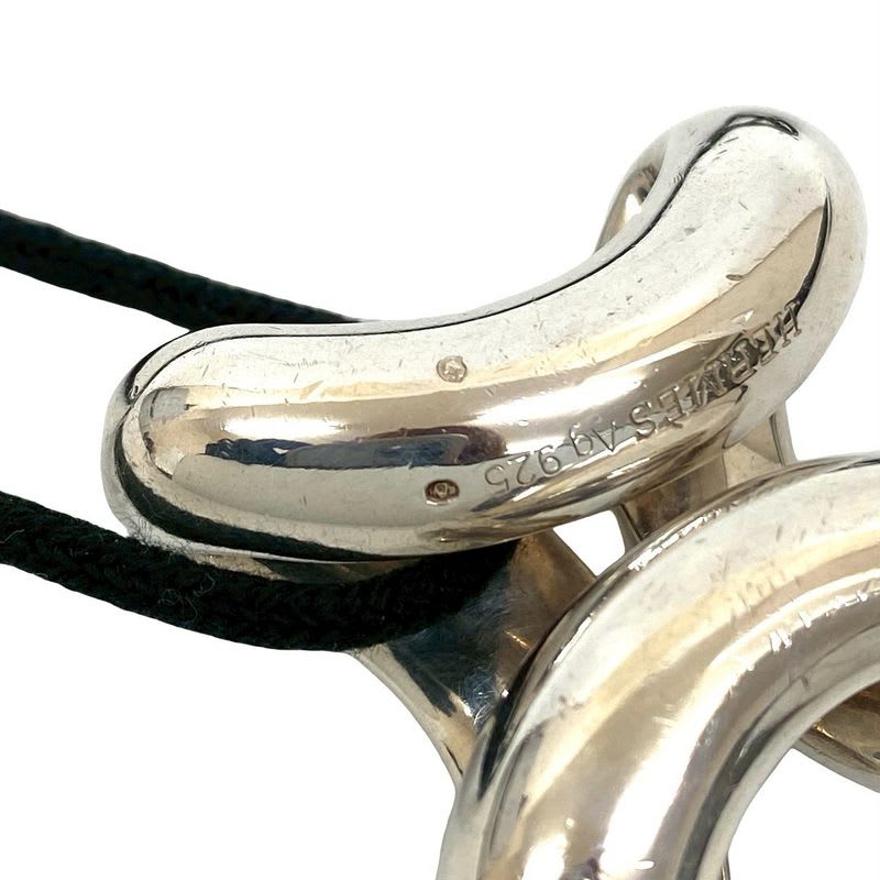 Hermes Lima GM Silver 925 Necklace Pendant Choker Accessory 261-2 — view 3