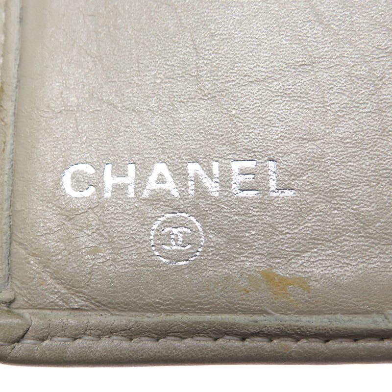 Chanel Bifold Twist Gray Wallet — view 7
