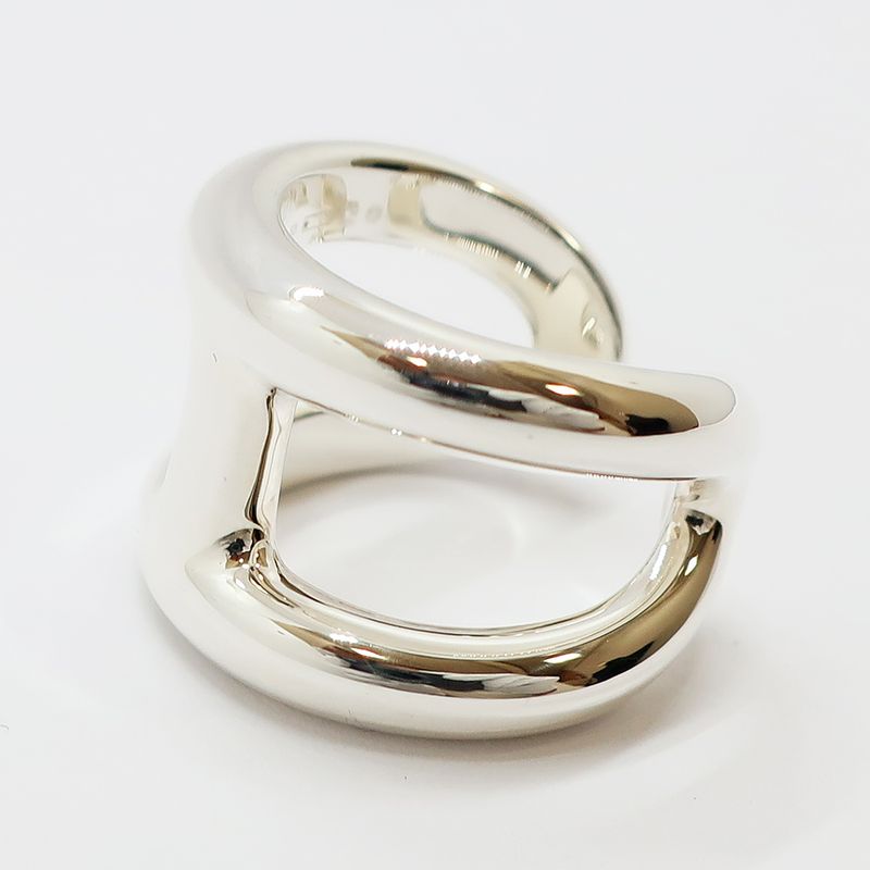 Hermes Osmozu GM Ring 53 AG 925 Silver B Jewelry SV — view 9