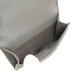 Christian Dior Compact Wallet Leather Gray Trifold Purse 0037 — view 7