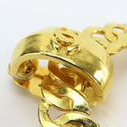 Chanel Coco Mark Metal Gold Plated Hoop Accessories — view 3