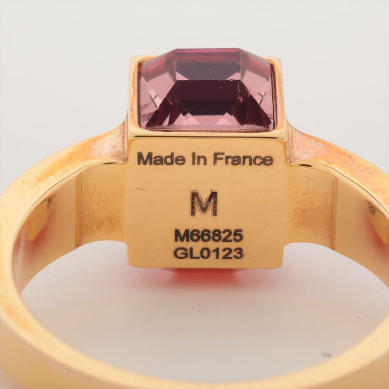 Louis Vuitton Burg Gamble Ring M GP And Rhinestone — view 6