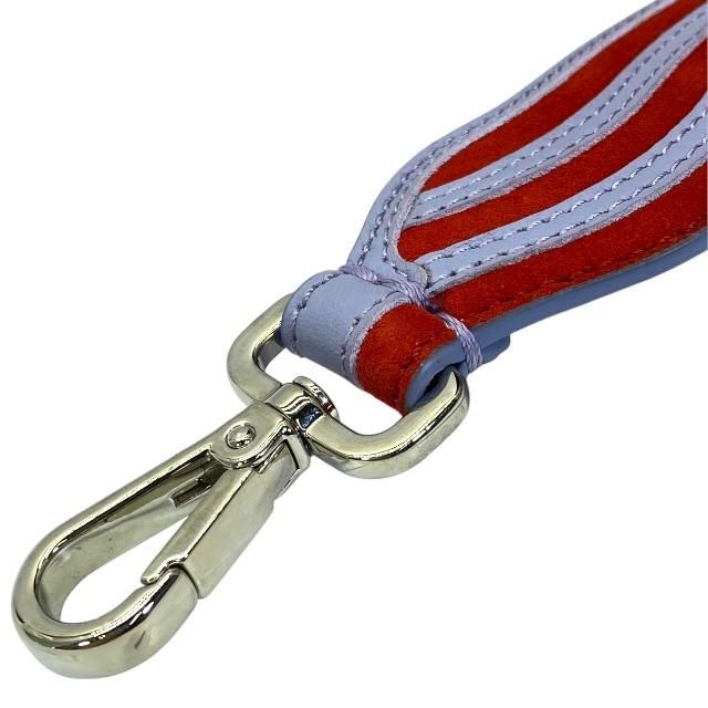 Fendi Strap You Long Shoulder Accessories For Bags Wave Suede Leather Red — view 2