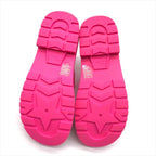 Dior Leather Wood Studded Sandals Shoes 37 Pink — view 6