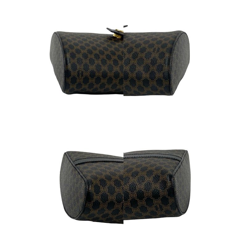 Celine Macadam Blason Pattern Triomphe Logo Hardware Leather 2-Way