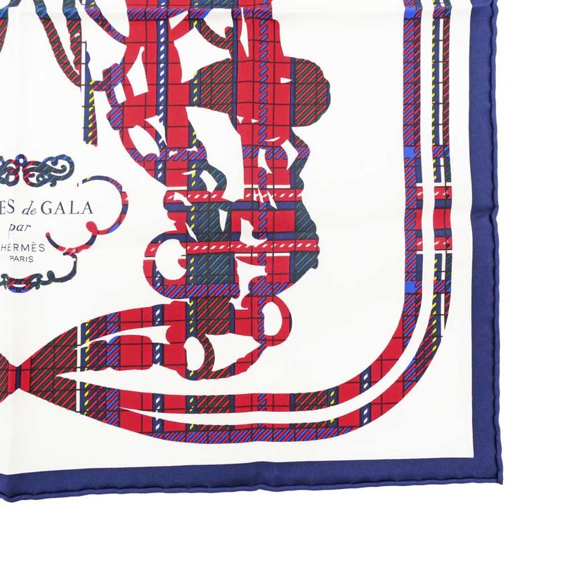 Hermes Petit Carre 40 Scarf Brides De GALA Silk Multicolor Accessory — view 4