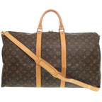 Louis Vuitton Keepall Bandouliere 55 Monogram Boston Bag