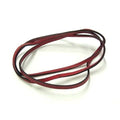 Hermes Lanier Leather Choker Necklace Red
