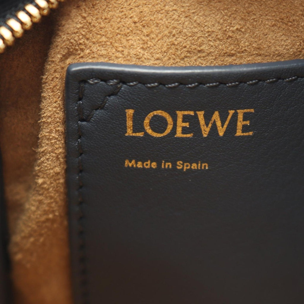 Loewe Handbag Amazona 16 Square Navy Leather — view 4