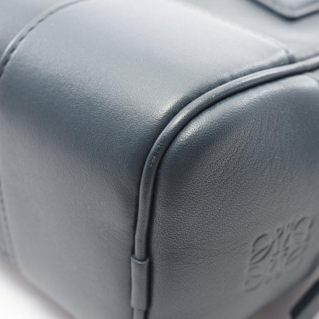 Loewe Handbag Amazona 16 Square Navy Leather — view 6