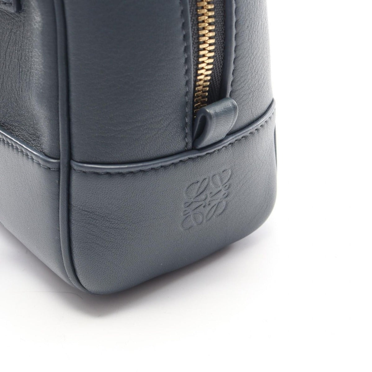 Loewe Handbag Amazona 16 Square Navy Leather — view 7