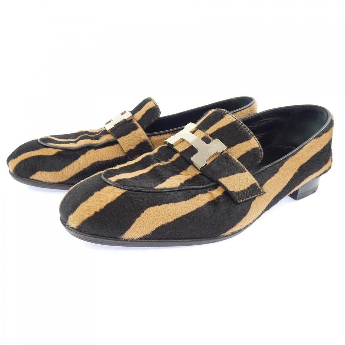 Hermes Paris Shoes Loafers Black — view 3