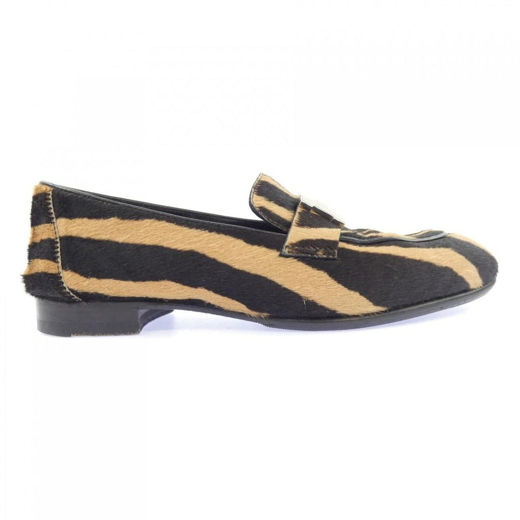 Hermes Paris Shoes Loafers Black