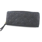 Louis Vuitton Zippy Wallet Zip Around Monogram Empreinte Leather Noir Black Gold