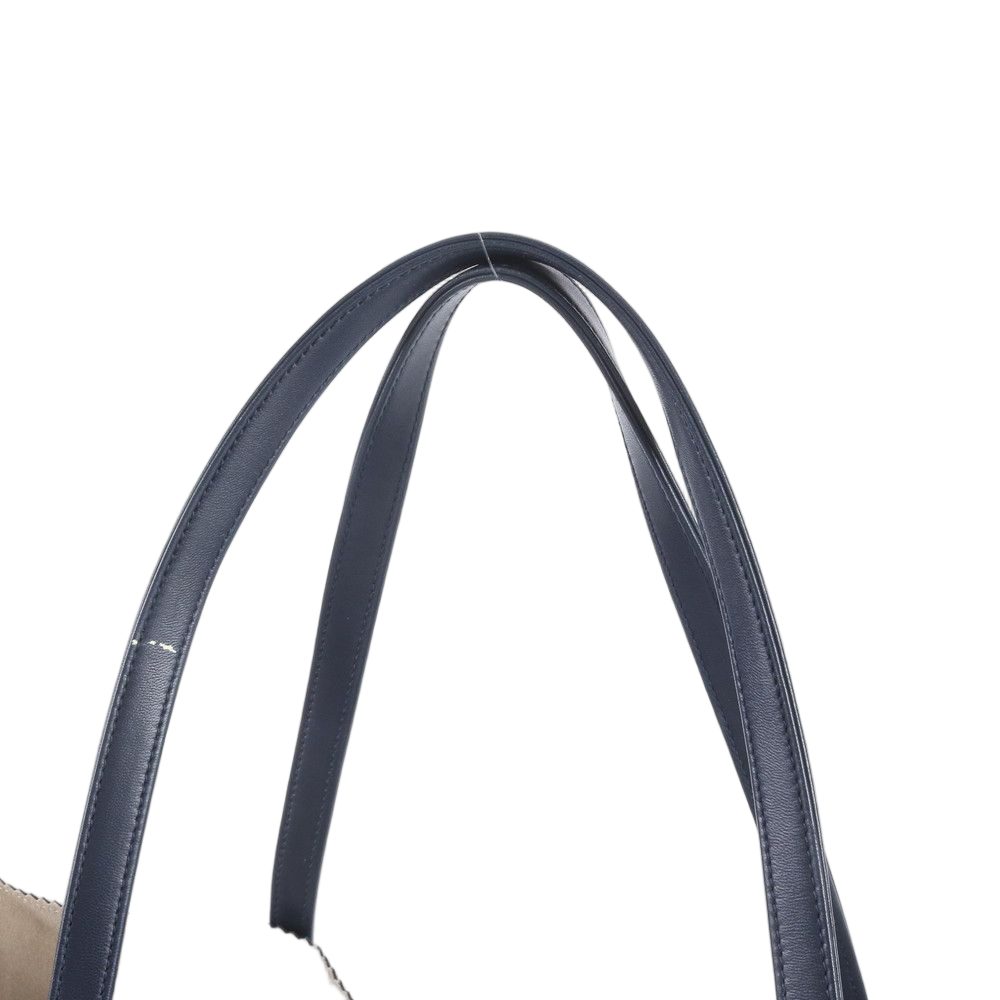 Loewe Anagram Origami Tote Shoulder Leather Hand Navy Dark Blue — view 2