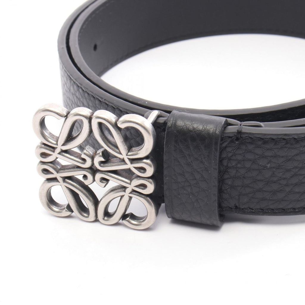 Loewe Belt Anagram Chunky Black Leather — view 2