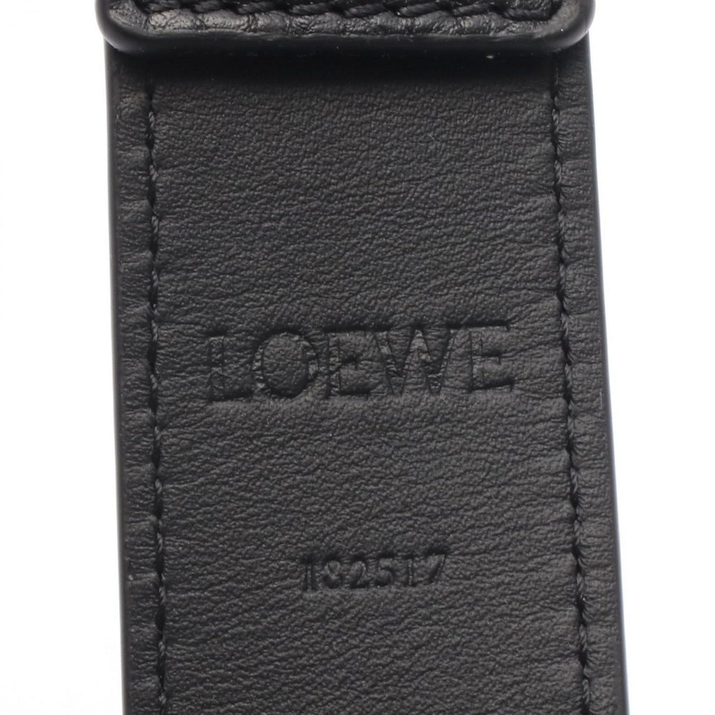 Loewe Belt Anagram Chunky Black Leather — view 4