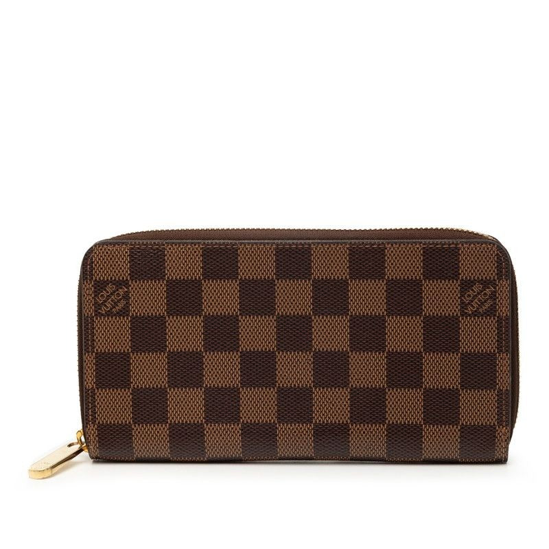 Louis Vuitton Damier Zippy Wallet Brown
