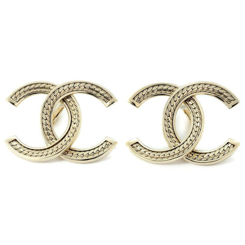 Chanel Logo Earrings — view 2