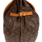 Louis Vuitton Saumur Brown Monogram Canvas Shoulder Bag — view 7