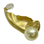Christian Dior Earrings Earring Accessories Pearl GP Gold White — view 3