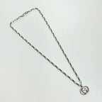 Gucci Interlocking G Necklace Silver AG 925 — view 3