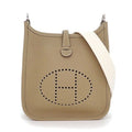 Hermes Shoulder Bag Evelyne TPM Amazone Trench White Taurillon Clemence Silver