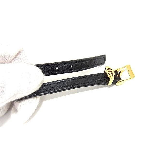Gucci GG Marmont Leather Bangle Bracelet Accessory Size M Black Fa1125 — view 3