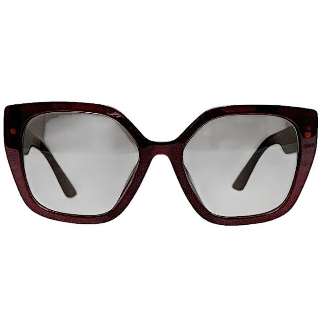 Prada Sunglasses in Black Gradient Bordeaux Red — view 4