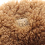 Hermes Boots Flocon Leather Mouton White Brown — view 6