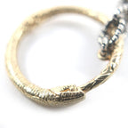 Gucci Ouroboros Chain Necklace Silver Gold — view 4