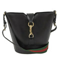 Gucci Bucket Shoulder Bag Leather Black
