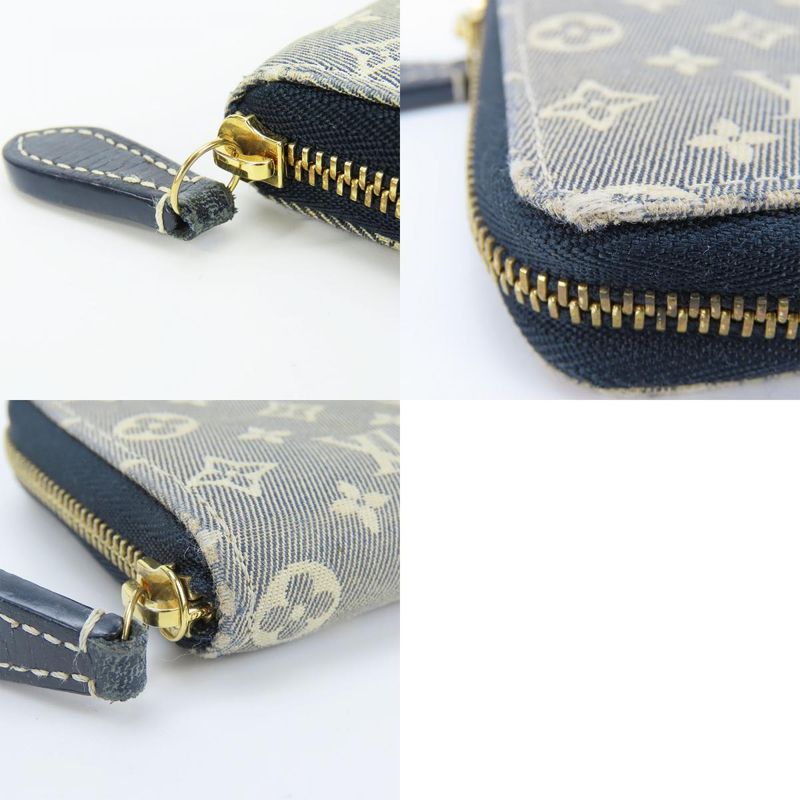 Louis Vuitton Coin Case Purse Monogram Idylle Ankle Navy — view 9