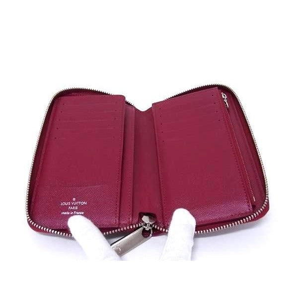 Louis Vuitton Wallet Zippy Compact Fuchsia Epi — view 4