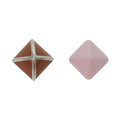 Hermes Medulgaine Metal Leather Mauveper Earrings