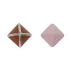 Hermes Medulgaine Metal Leather Mauveper Earrings