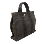 Hermes Handbag Her Line PM Canvas Gray Silver — view 2