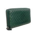Gucci Wallet Micro Guccissima Leather Green Silver — view 2