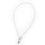 Hermes Amulet Cadena Necklace Pendant Silver Weight — view 2