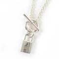 Hermes Amulet Cadena Necklace Pendant Silver Weight