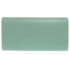 Chanel Coco Mark Caviar Leather Silver Hardware Mint Green Long Wallet 0330 — view 2