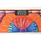 Hermes Twillye Scarf Silk Twill With Feather Motif Purple Orange Multi — view 3