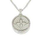 Louis Vuitton Necklace Twisted Flower Pendant Accessory