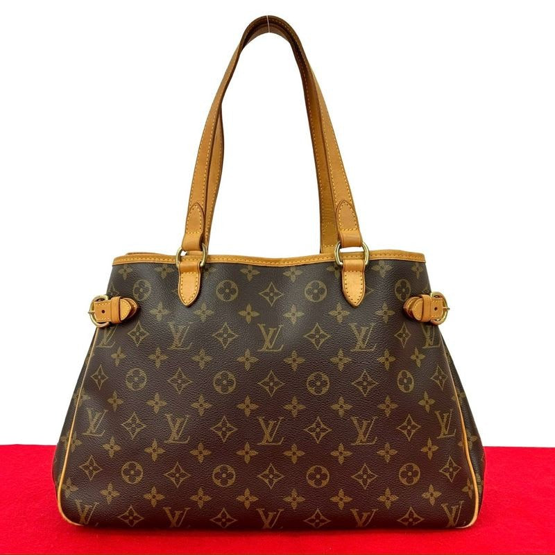 Louis Vuitton Batignolles Oriental Monogram Leather Tote Bag Handbag Brown 406-7 — view 2