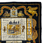 Hermes Scarf Silk Carre 90 in Salzburg Black — view 3