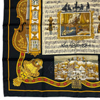 Hermes Scarf Silk Carre 90 in Salzburg Black — view 4