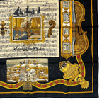 Hermes Scarf Silk Carre 90 in Salzburg Black — view 5