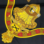 Hermes Scarf Silk Carre 90 in Salzburg Black — view 7